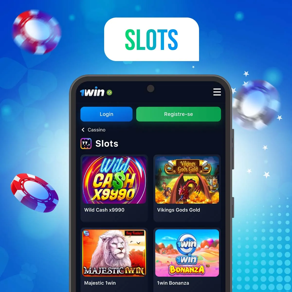 Os jogos mais populares no aplicativo cassino 1win são os caça-níqueis.