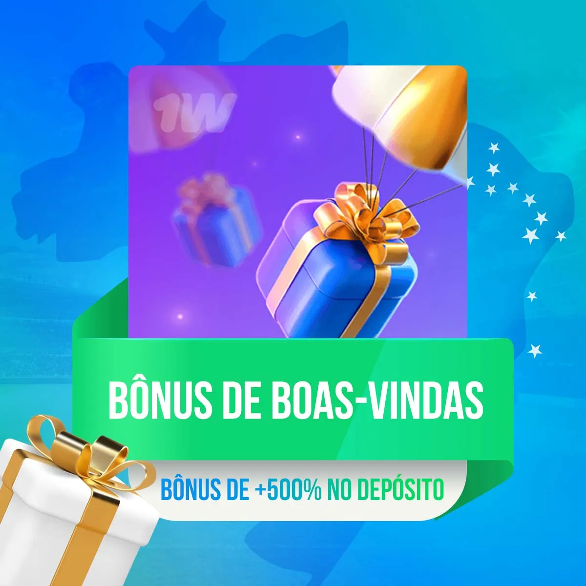 bônus esportivo de boas-vindas da casa de apostas 1win no Brasil