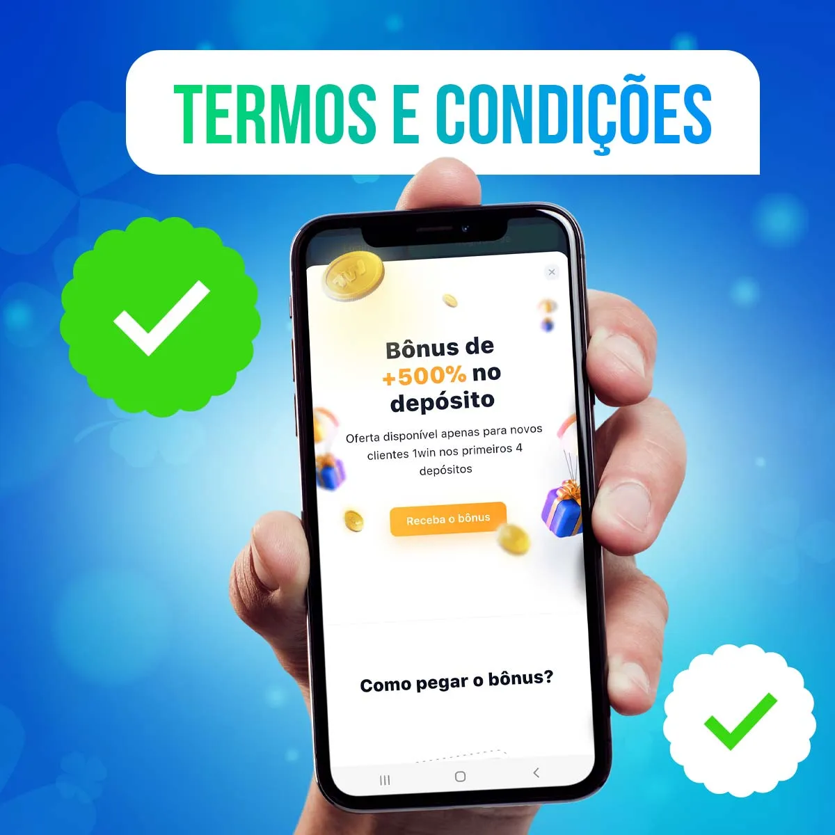 Termos e condições bônus de boas-vindas aplicativo do 1win Casino no Brasil