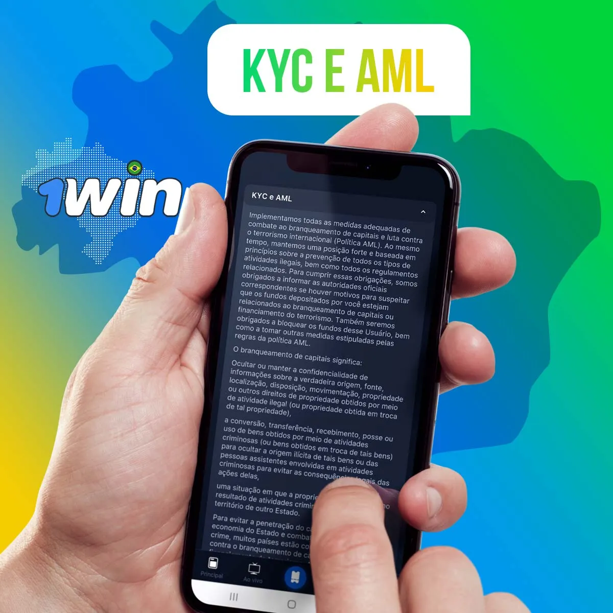 KYC & AML casa de apostas 1win