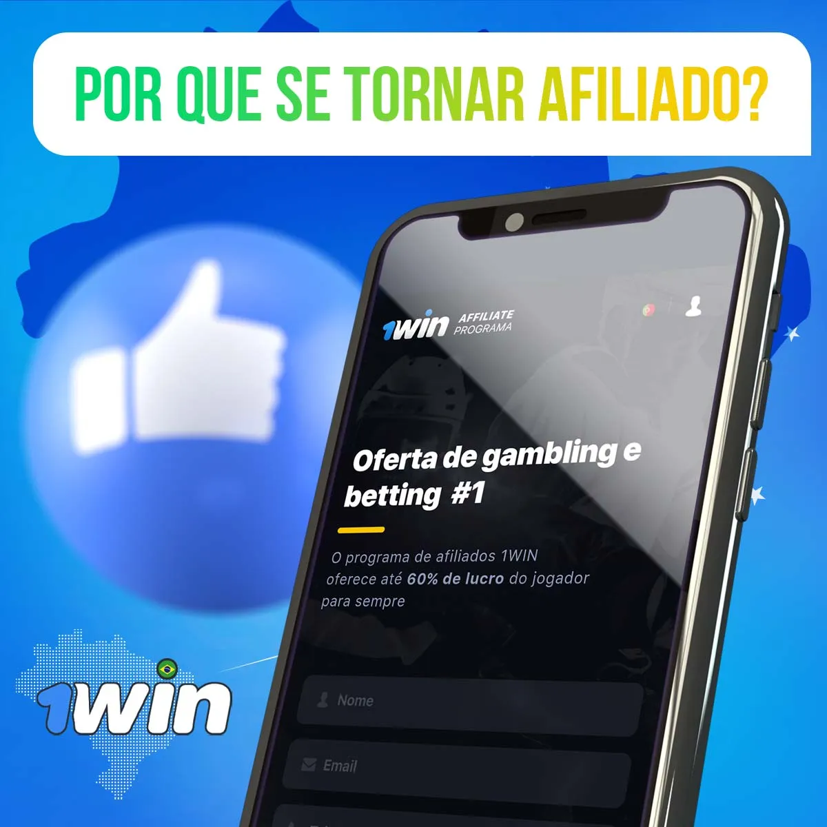 Por que se tornar afiliado do 1win?