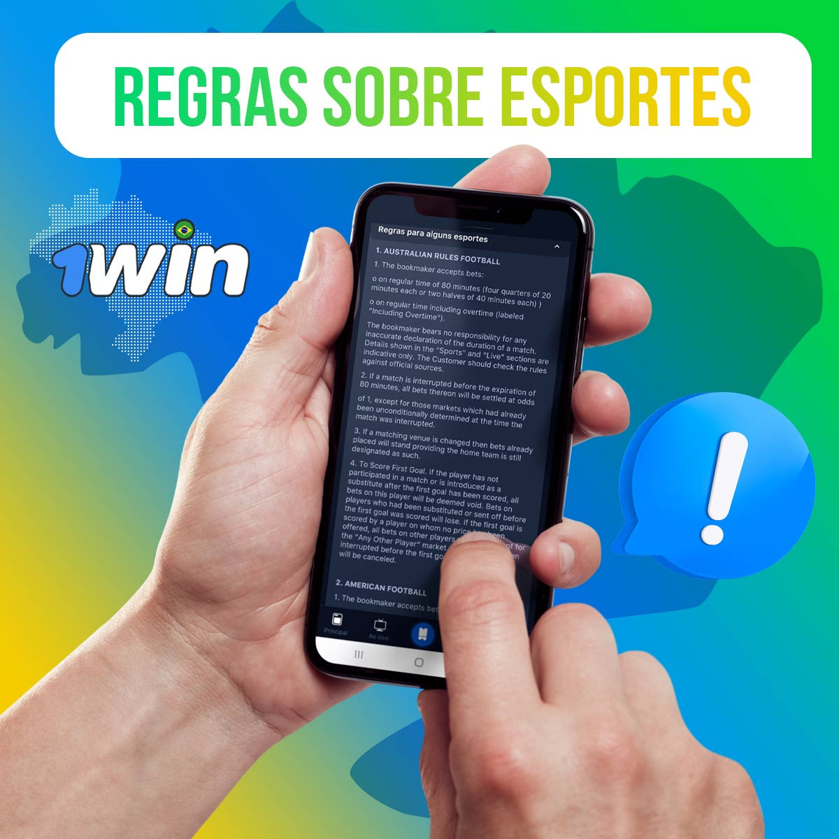 Regras para esportes casa de apostas 1win