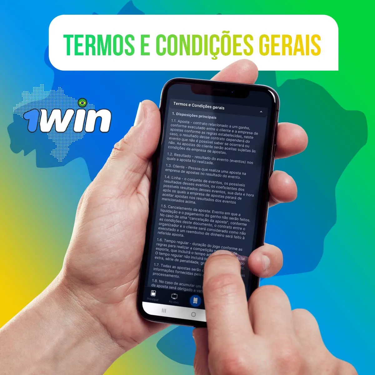 Termos e condições gerais casa de apostas 1win