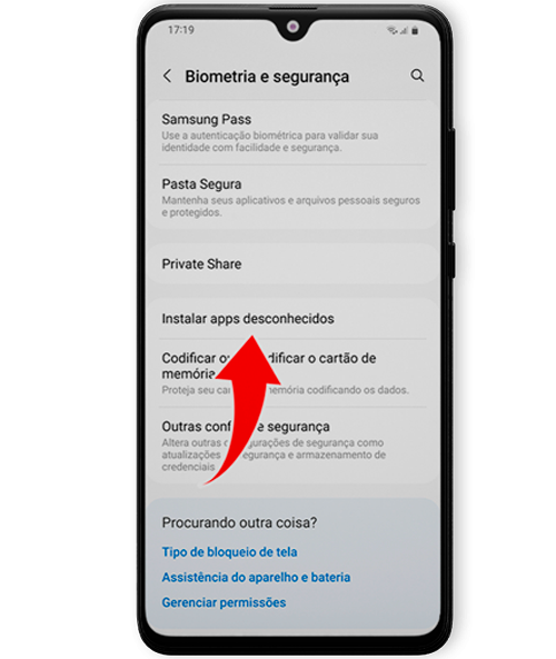 Passo 3 da instalação do aplicativo 1win