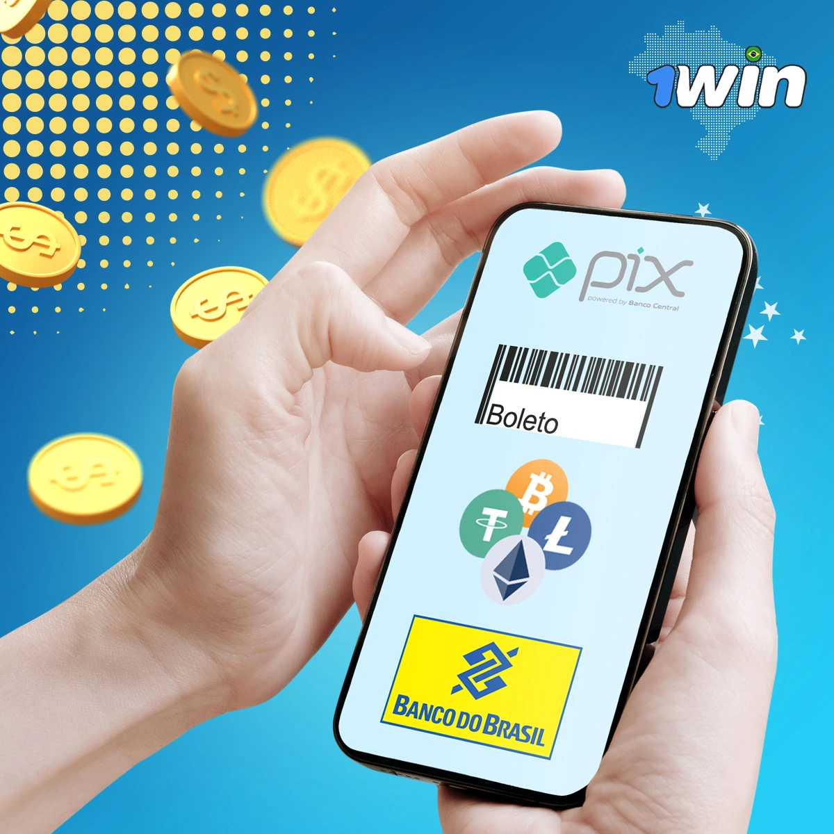Como depositar e levantar dinheiro na casa de apostas 1Win no Brasil