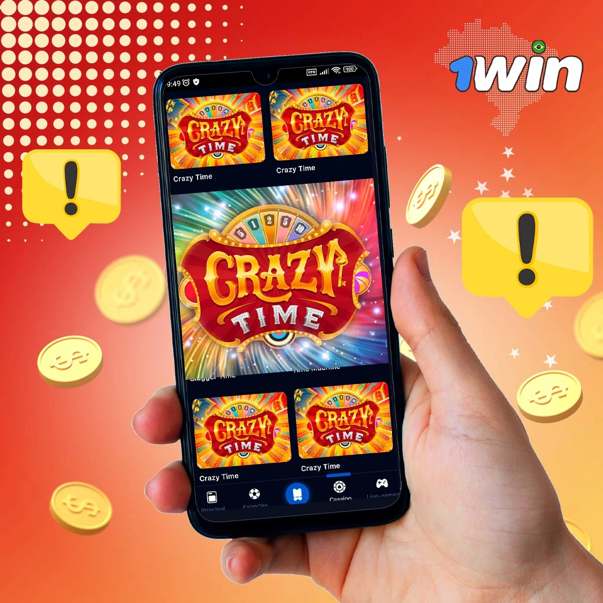 Dicas úteis para o 1win Crazy Time