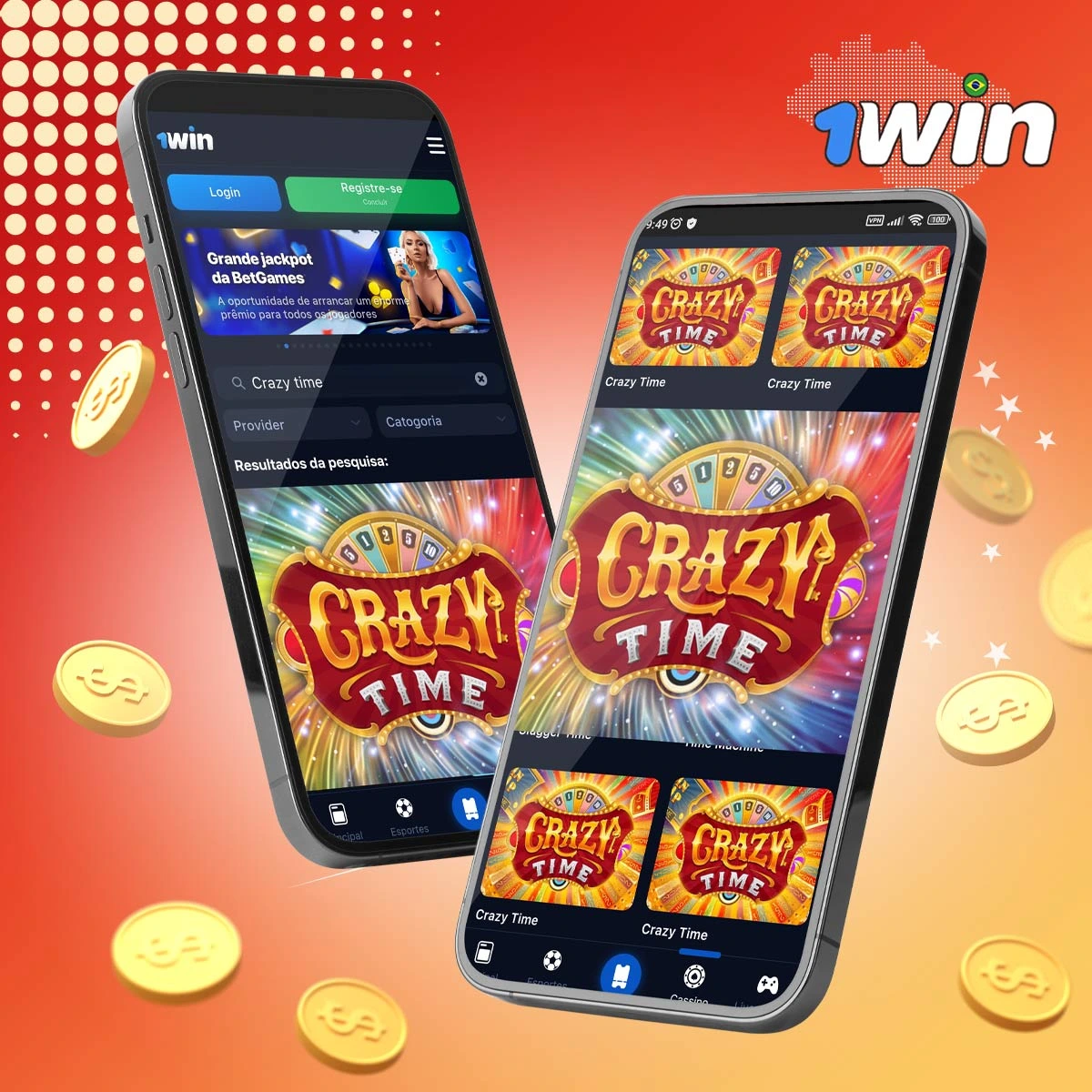 Análise completa do jogo Crazy Time da 1Win no Brasil