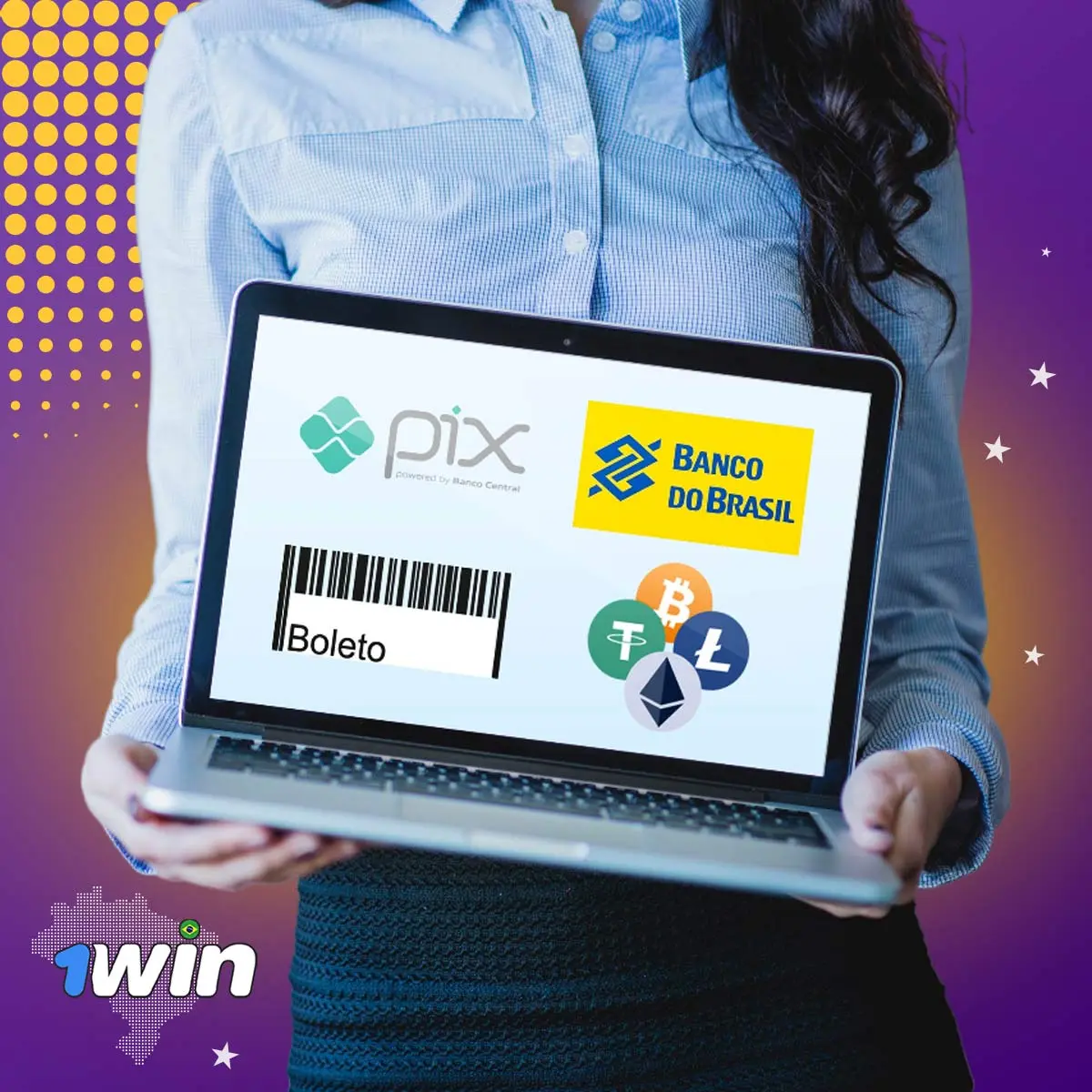 Como depositar e levantar dinheiro na casa de apostas 1Win no Brasil