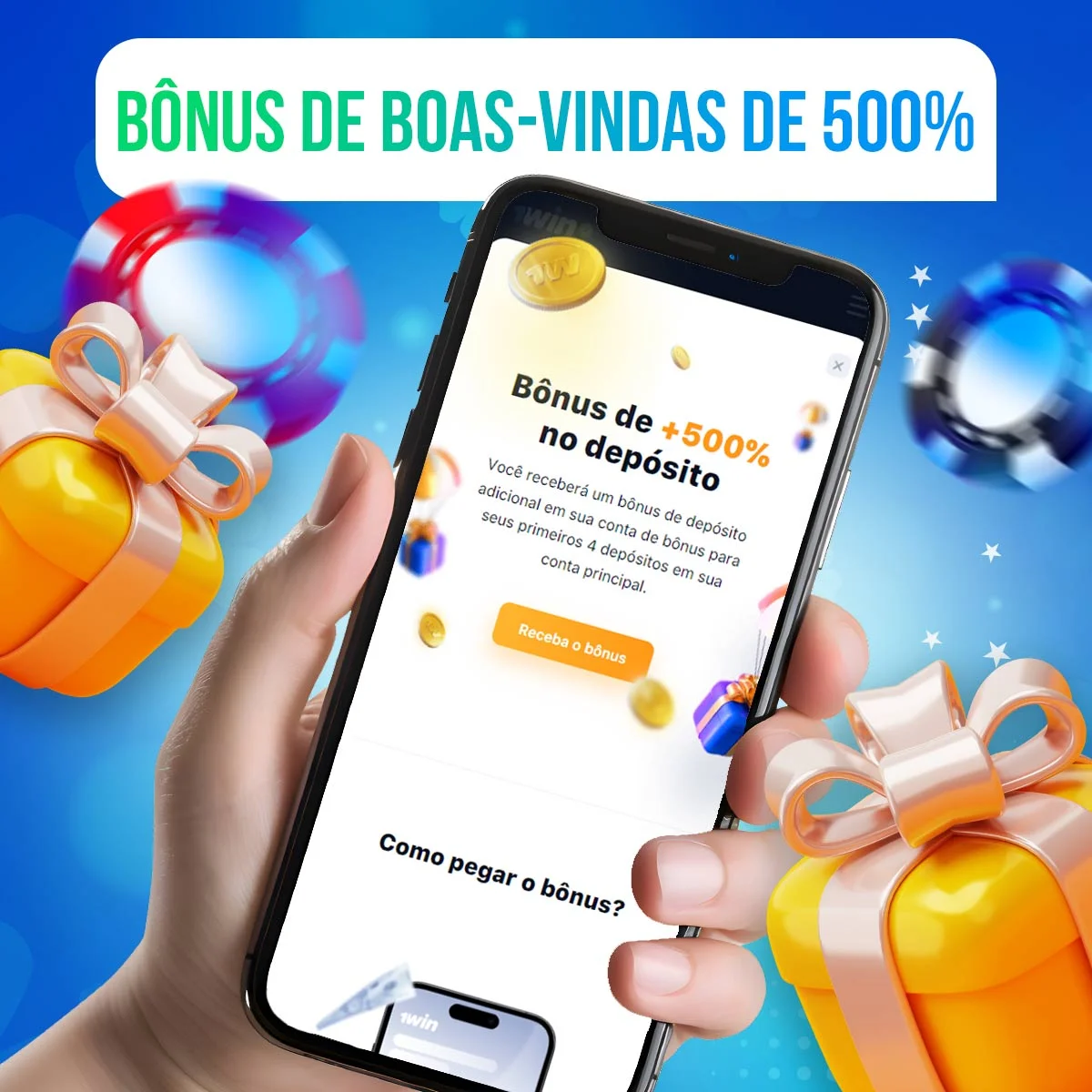 Sobre o Bónus de Boas-vindas de 500% do 1Win Poker