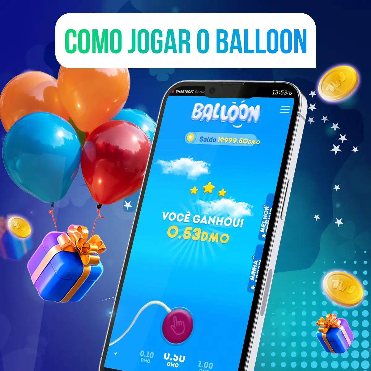 Balloon 1Win: como começar a jogar?